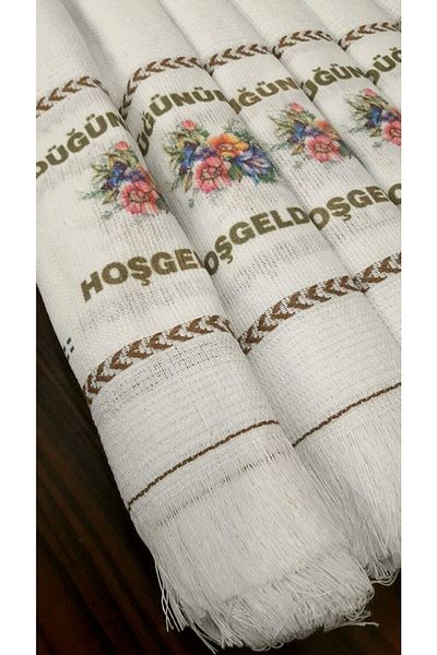 yörük tuhafiye Wedding Towel, Car Towel, Convoy Towel, 12 School Towels, 5 with Flowers