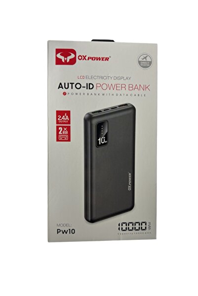 OXpower Auto-ıd Power Bank 10.000 Mah 2,4 Output 2usb Yüksek Performan
