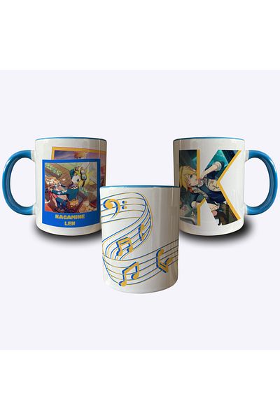 Kupabaskıcısı Project Sekai Len Mug - Kagamine Colorful Design