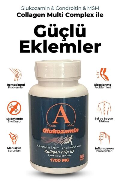 ayosnet Glukozamin Kolajen Kondroitin Msm Hyaluronik Asit 60 Tablet