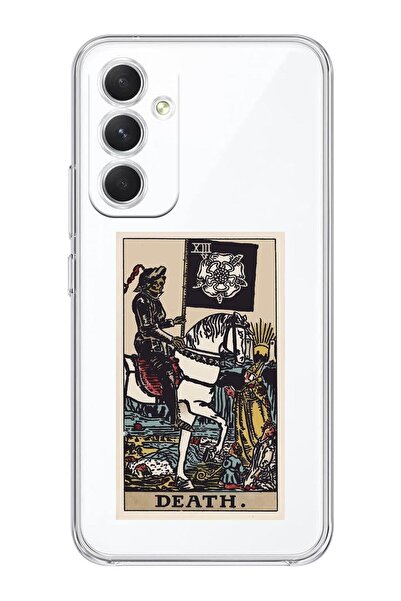 shoptocase Galaxy A35 5g Uyumlu The Death Desenli Şeffaf Telefon Kılıfı