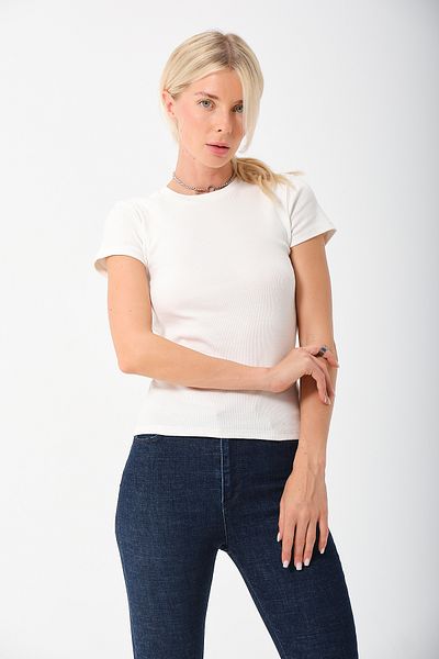 PUNKY CAT Tricou alb cu mânecă scurtă pentru femei, lungime întreagă, camisole de bază