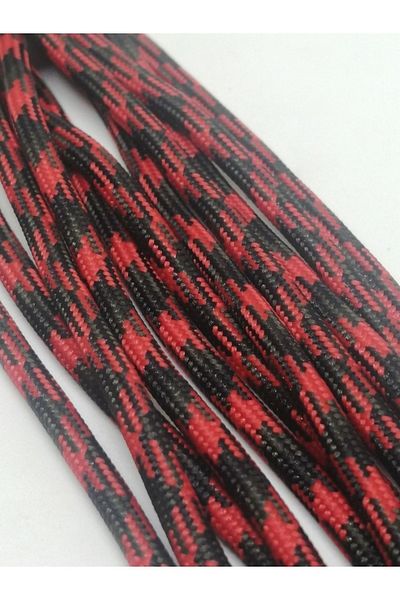 Firebird Takı Aksesuar Ve Kamp Malzemeleri 4 Mm Paracord Thread Red Black Color