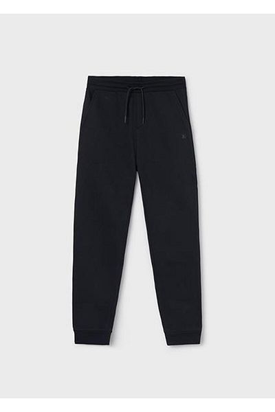 MAYORAL Boy's Black Sweatpants Basic Fleece