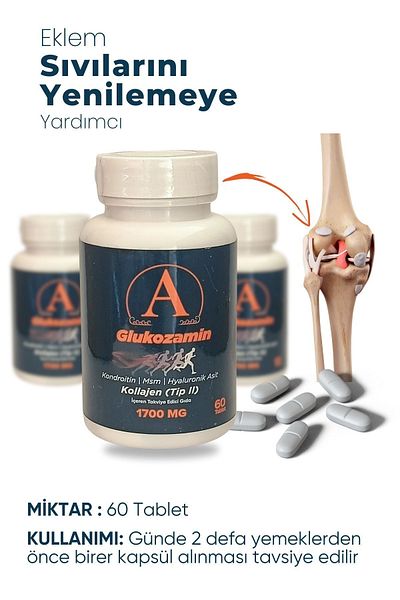 ayosnet 60 Tablets Glucosamine Collagen Chondroitin Msm Hyaluronic Acid