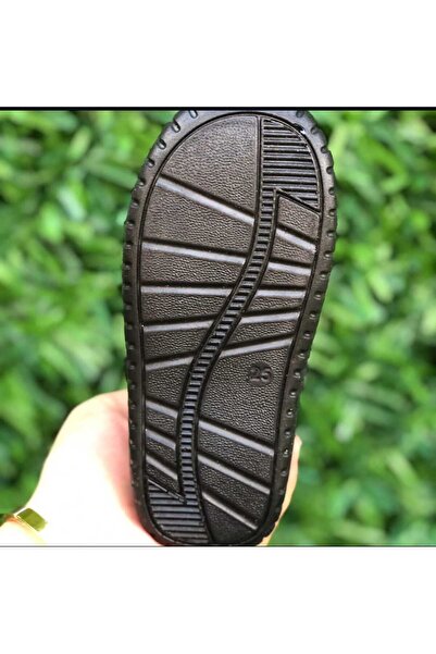 Pandalina Çocuk Panduf Kreş Ev Okul Ayakkabısı Yumuşak Kaydırmaz hafif Taban Cırt Cırtlı Kreş Ayakkabısı