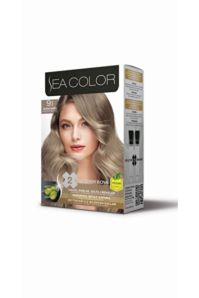 Sea Color Mükemmel Beyaz Kapama 2x50 ml Tüp Boya 2 Adet Oksidan