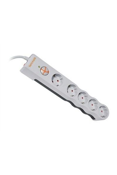 Tunçmatik Surge Protected 5 Li 1.5 M Cable Socket White
