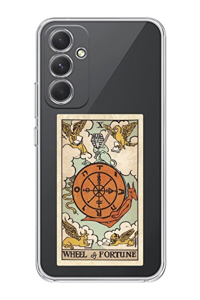shoptocase Galaxy A35 5g Uyumlu Wheel Of Fortune Desenli Şeffaf Telefon Kılıfı