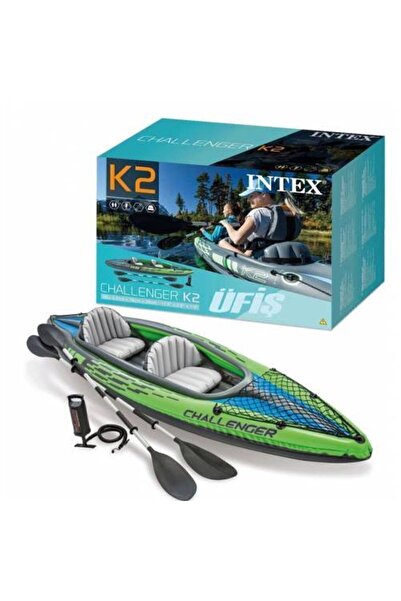 Intex Şişme Kano Bot 68306 Challenger K2 Kano Set Yeni 2022