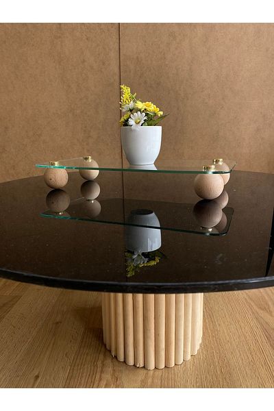 B&B Dekorasyon Pinterest Rectangular Cut Glass Organizer / Organizer