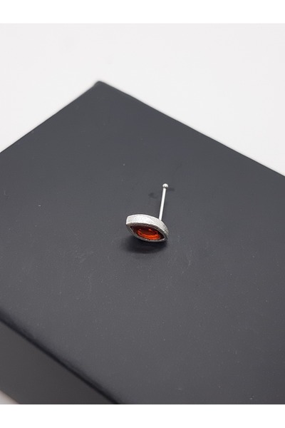 Set 925 Ayar Gümüş Renkli Zirkon Taşlı Hızma ( En: 6 mm Boy :3 mm )
