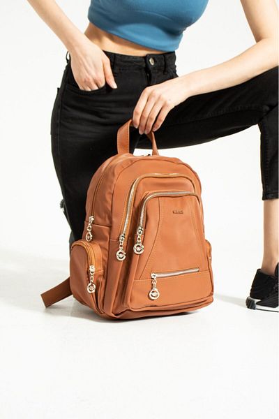 MEGA ÇANTA Σατέν Δερμάτινο Casual Backpack - Βολική χρήση
