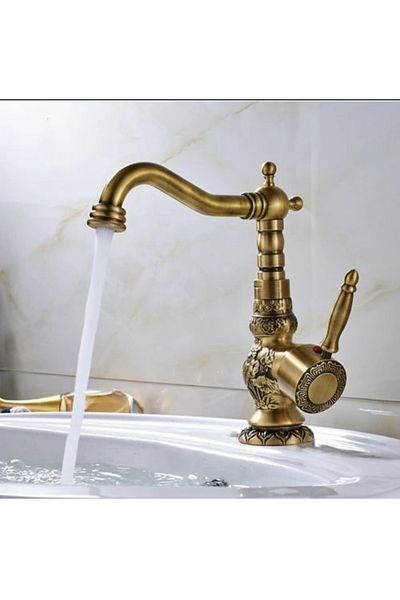 İSAOĞLU YAPI العتيقة بالوعة الحنفية ريفي بالوعة الحنفية ماتي العتيقة الذهب الحمام صنبور تصميم خمر