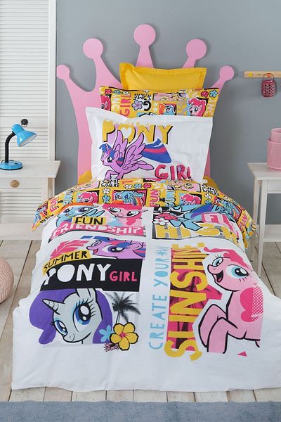 MY LITTLE PONY By Karaca Home Summer 100% Cotton Single Bedding Set