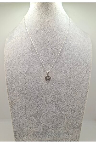 Han Ticarethane Gümüş Renk Terazi Burcu Model Kolye