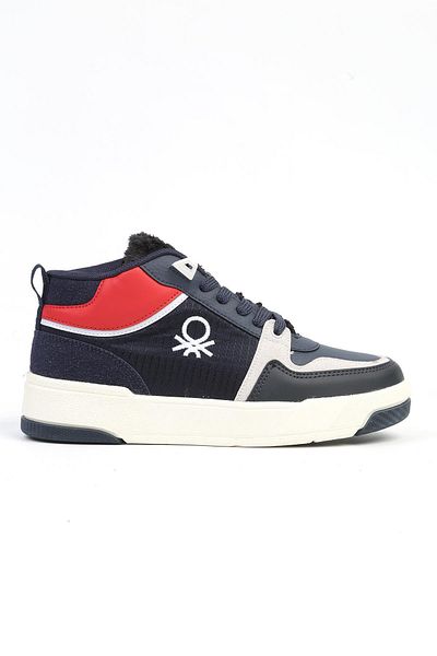 Benetton ®|BN-31210 - Navy Blue-Women's Sneakers