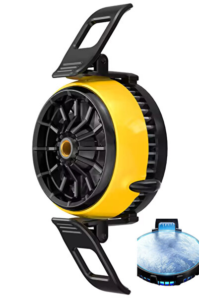 Phone Cooler Ultra Power Clip-on Wired Led Light Ice Fan