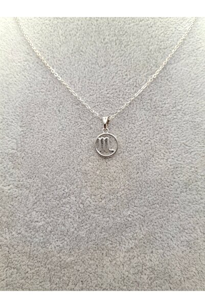 Han Ticarethane Gümüş Renk Akrep Burcu Model Kolye