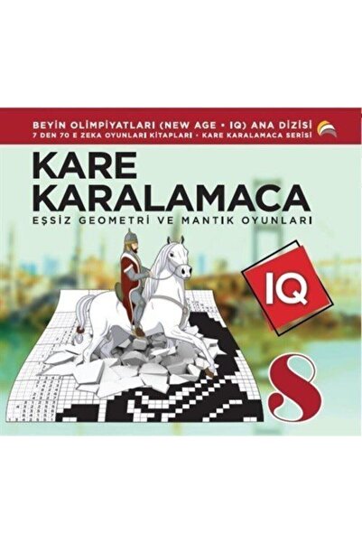 Genel Markalar Kare Karalamaca 8 - Eşsiz Akıl Ve Mantık Oyunları ( 1 Hamur 90...