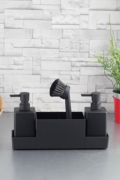 Arow - Dubai Meliore Hazneli Akrilik Sıvı Sabunluk Ve Mutfak Seti