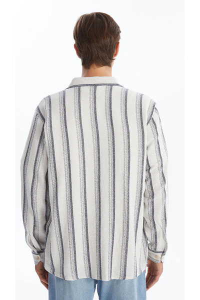 LC Waikiki LCW Vision Regular Fit Long Sleeve Striped Men's Shirt