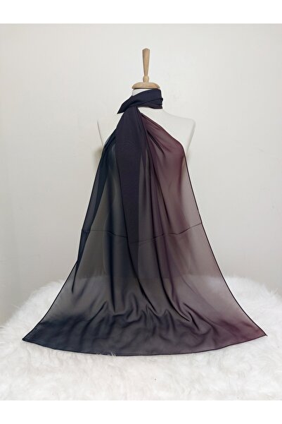 istanbul prensesleri Gradient Patterned Chiffon Shawl