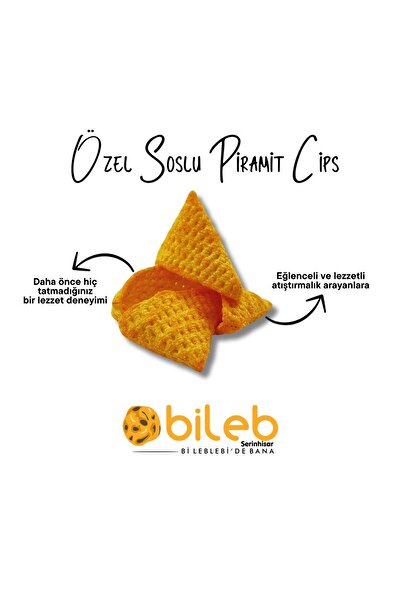 bileb serinhisar bi leblebi'de bana Piramit Cips Özel Soslu (200 GR)