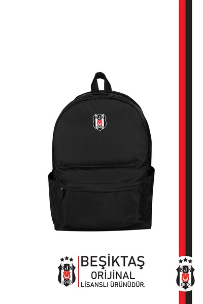 Beşiktaş Beşiktaş Orijinal Lisanslı Spor Sırt Çantası Bjk Siyah Çanta