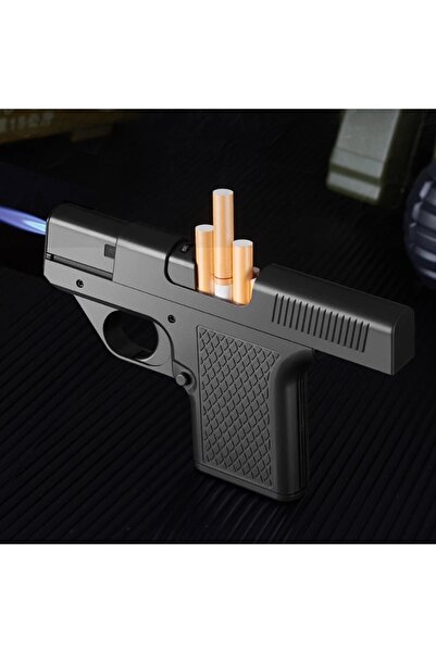 Techmarketi Sigara Kutusu Jet Turbo Çakmak Gaz Çakmak Tüm Sigaralar İçin Uyumlu