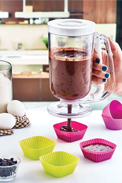 Freecook جهاز توزيع العجين العملي، جهاز توزيع الكعك والكريب، جهاز توزيع الكريمة المخصصة