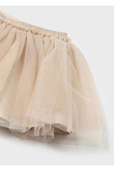 MAYORAL Beige Tulle Baby Girl Skirt - 02901 069