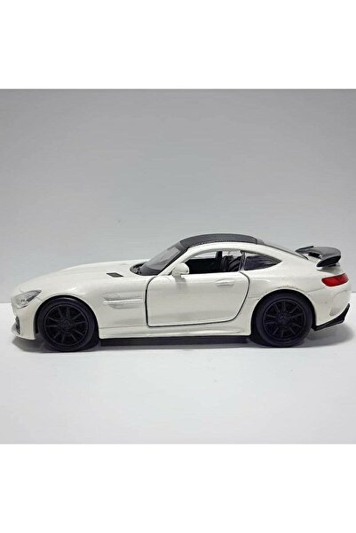 WELLY 1.36 ÖLÇEK WELLY MARKA LİSANSLI MERCEDES AMG GTR BEYAZ RENK 12CM MODEL METAL ARABA