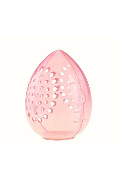 TAKINTI AKSESUAR حاوية تخزين خاصة لإسفنجة المكياج باللون الوردي