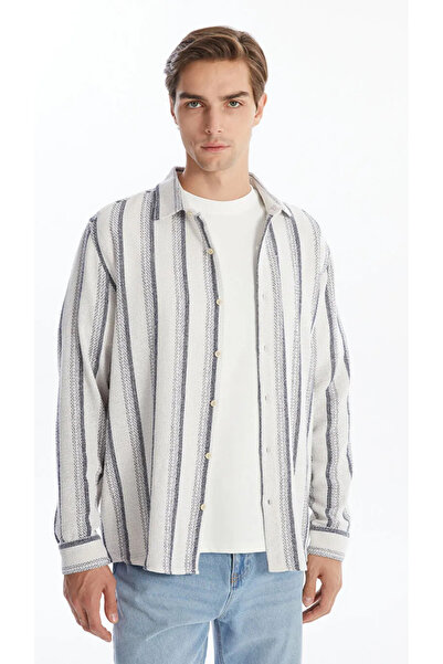 LC Waikiki LCW Vision Regular Fit Long Sleeve Striped Men's Shirt