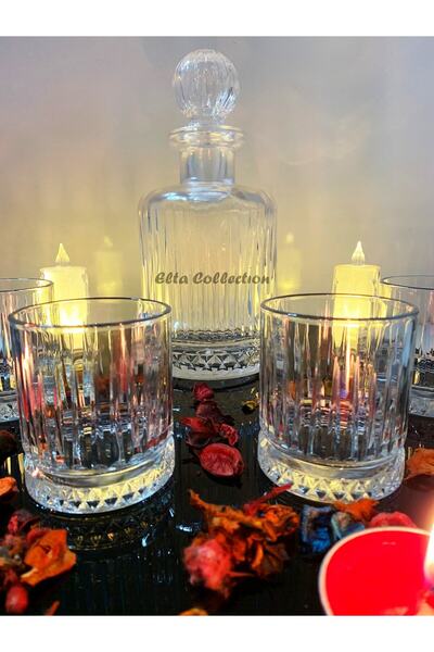 Paşabahçe 5 Parça Elysia Karaf & Sürahi Ve Bardak Viski - Meşrubat Ve Su Seti