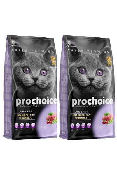 ProChoice Pro 38 Kitten Kuzulu Yavru Kedi Kuru Maması 2kgx2=4 Kg
