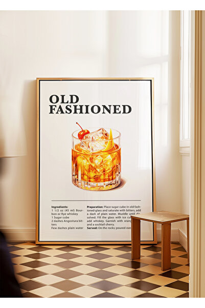 ARTHOUSECOLLECTIVE Old Fashioned - Poster Cocktail - Poster fără încadrare în...