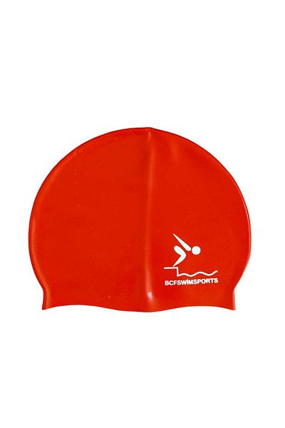 BCFSWİMSPORTS Silicone Cap - Pool and Sea Cap, Waterproof Swimming Cap