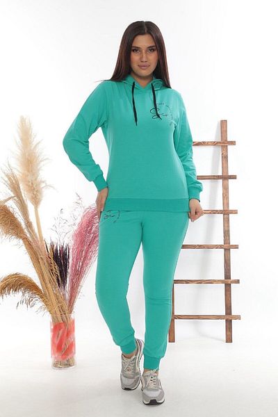 SOCCER Women's Hooded Sports Tracksuit Set 21585