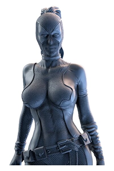 Miyazaki Premium Lady Deadpool Figürü - Marvel Evreninin Cesur Kahramanı - 15...