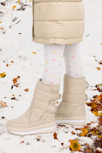 KARAMAZI Κοριτσίστικες μπότες χιονιού Thermo Sole Riko - Velcro