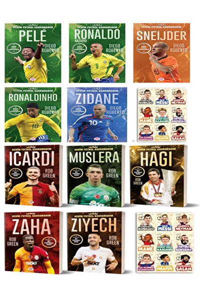 dokuzyayinlari ZIDANE SNEIJDER RONALDO PELE RONALDINHO   İCARDİ MUSLERA - ZİY...