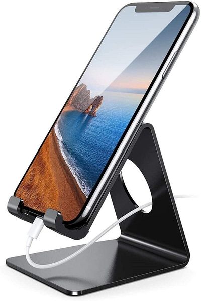 Fu-HaS Black Metal Phone Stand - Desktop Holder