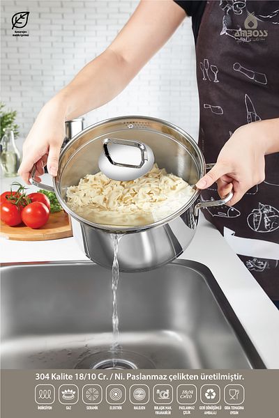 Amboss Diamond Strainer 8 Piece Set Glass Cover