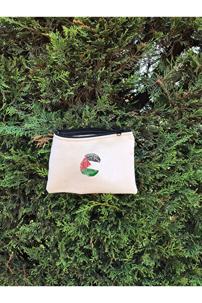 Boom town Palestine Printed Raw ύφασμα - Θήκη για στυλό και τσάντα μακιγιάζ, ...
