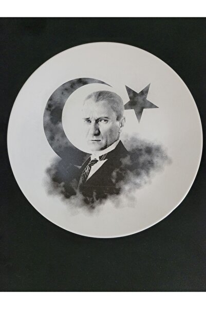 Keramika Atatürk Portreli 26 Cm Tabak
