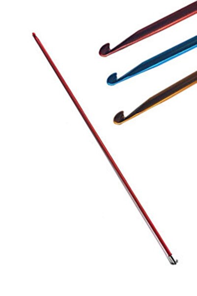 İLGİ TUHAFİYE Renkli Kısa Tunus Tığı 4 No 25 Cm