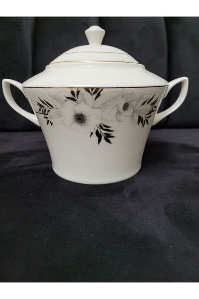 Kütahya Porselen gold detaylı bone mare çorbalık