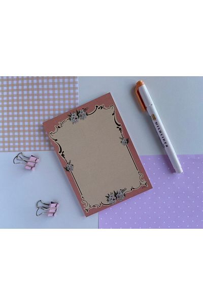 Efsu A6 الوردي خمر Memopad / دفتر / دفتر